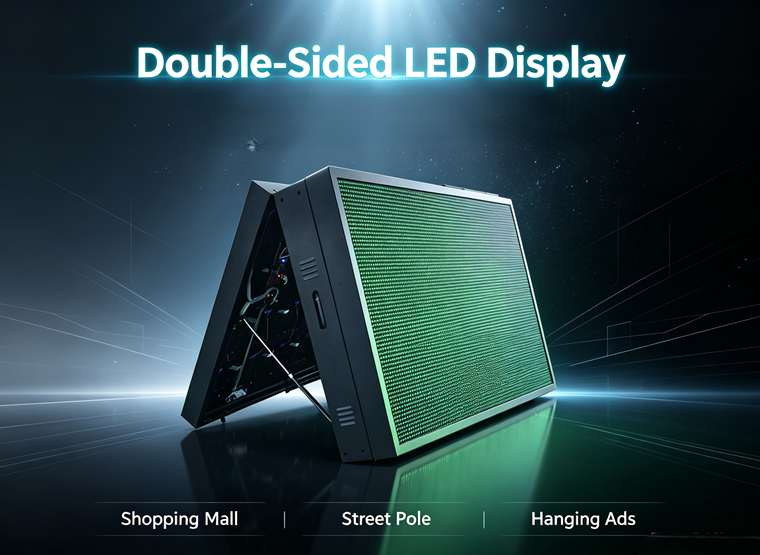 هل تواجه مشكلة في اختيار شاشة LED مزدوجة الجوانب؟ اقرأ هذه المقالة لتقول وداعًا للشراء الأعمى.